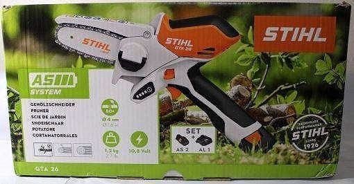 2026 STIHL GTA 26 Akku-Gehölzschneider mit Tragekoffer, Akku und Ladegerät