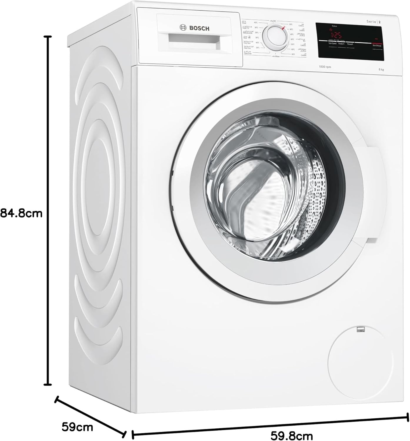 2026 Bosch Frontlader-Waschmaschine 8 kg, deutsche Ingenieurskunst, innovative Bosch Waschmaschine, WAJ20180GC"MIN