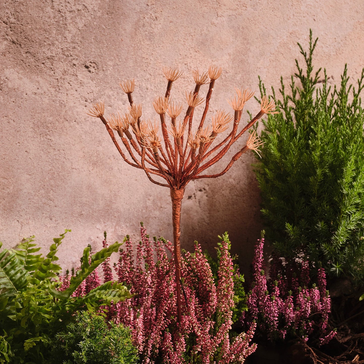 Solar-Gartenstecker Pusteblume mit 25 warmweißen LEDs