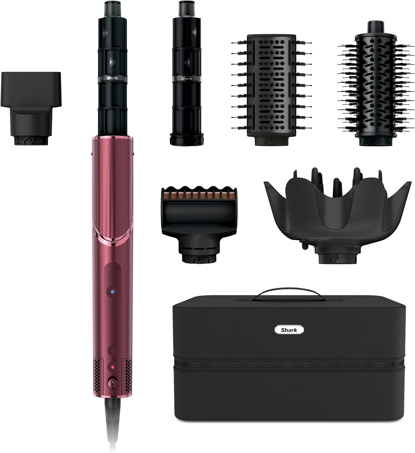 2026 Shark HD440BK FlexStyle Lufttrocknungs- und Stylingsystem mit breitem Kamm und rutschfesten Clips