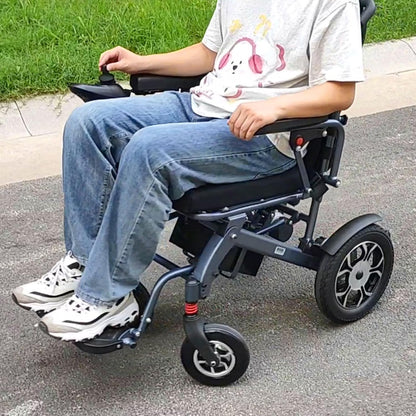 2026 WEYRAL 50cm Breite Sitz Elektrischer Rollstuhl für Erwachsene,mit Schutzhülle, Leichter Elektro Rollstuhl bis 150kg,40km Lange Elektrorollstuhl, Elektro Rollstuhl für Senioren