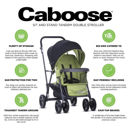 2026 Joovy Caboose Graphite Kinderwagen – Appletree