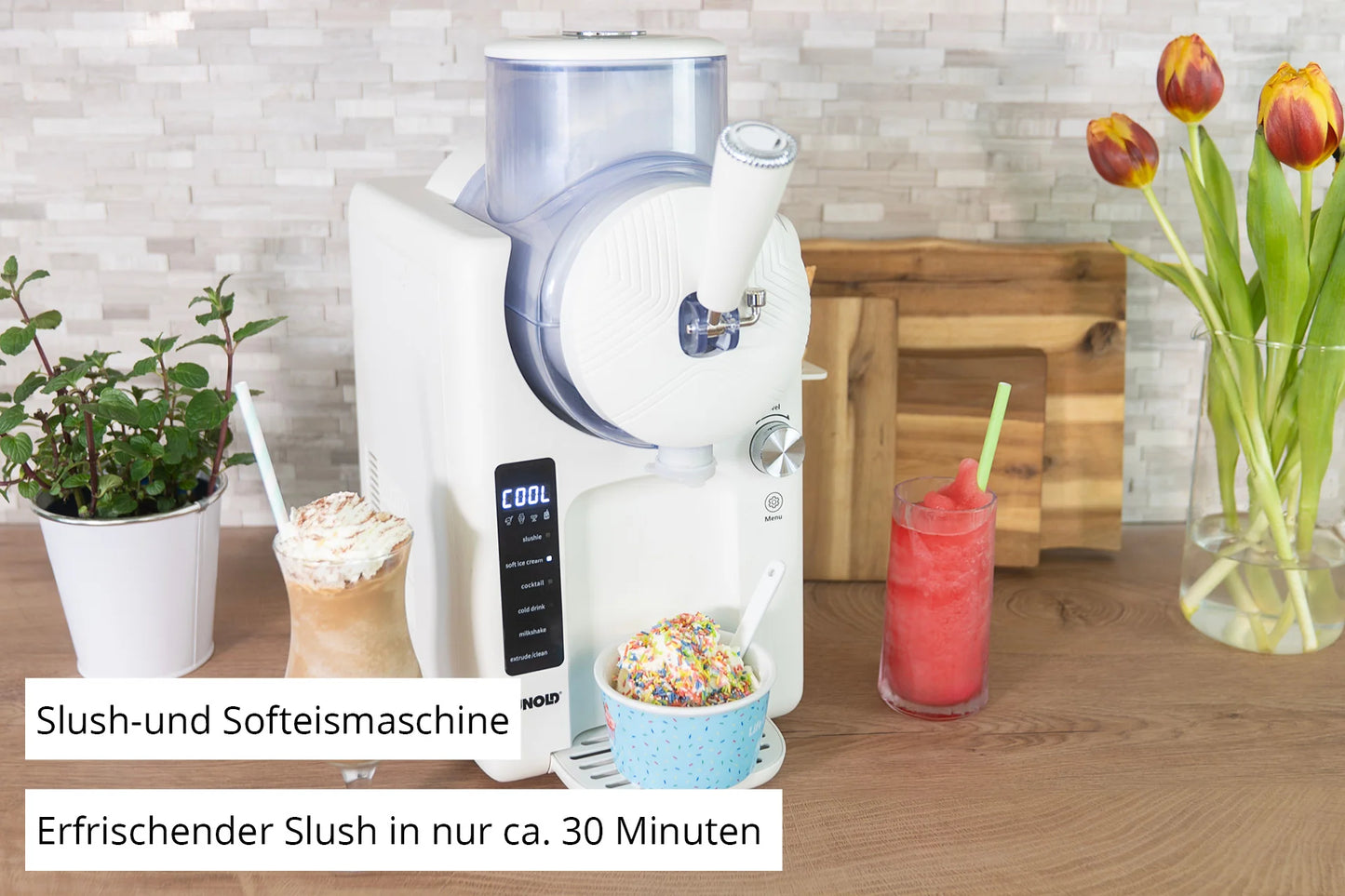 2026 2in1-Slush und Softeismaschine Sofie