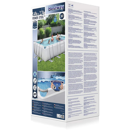 2026 Power Steel Frame Pool 549x274x122cm eckig 56466