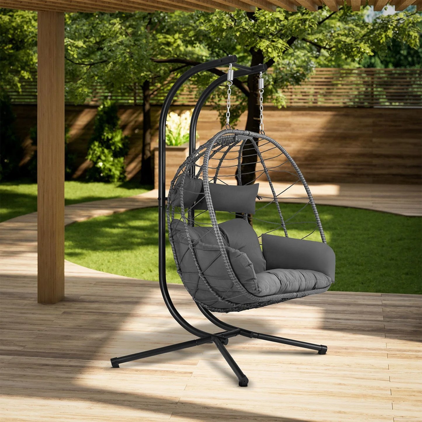 2026 Polyrattan Doppelhängesessel Aria