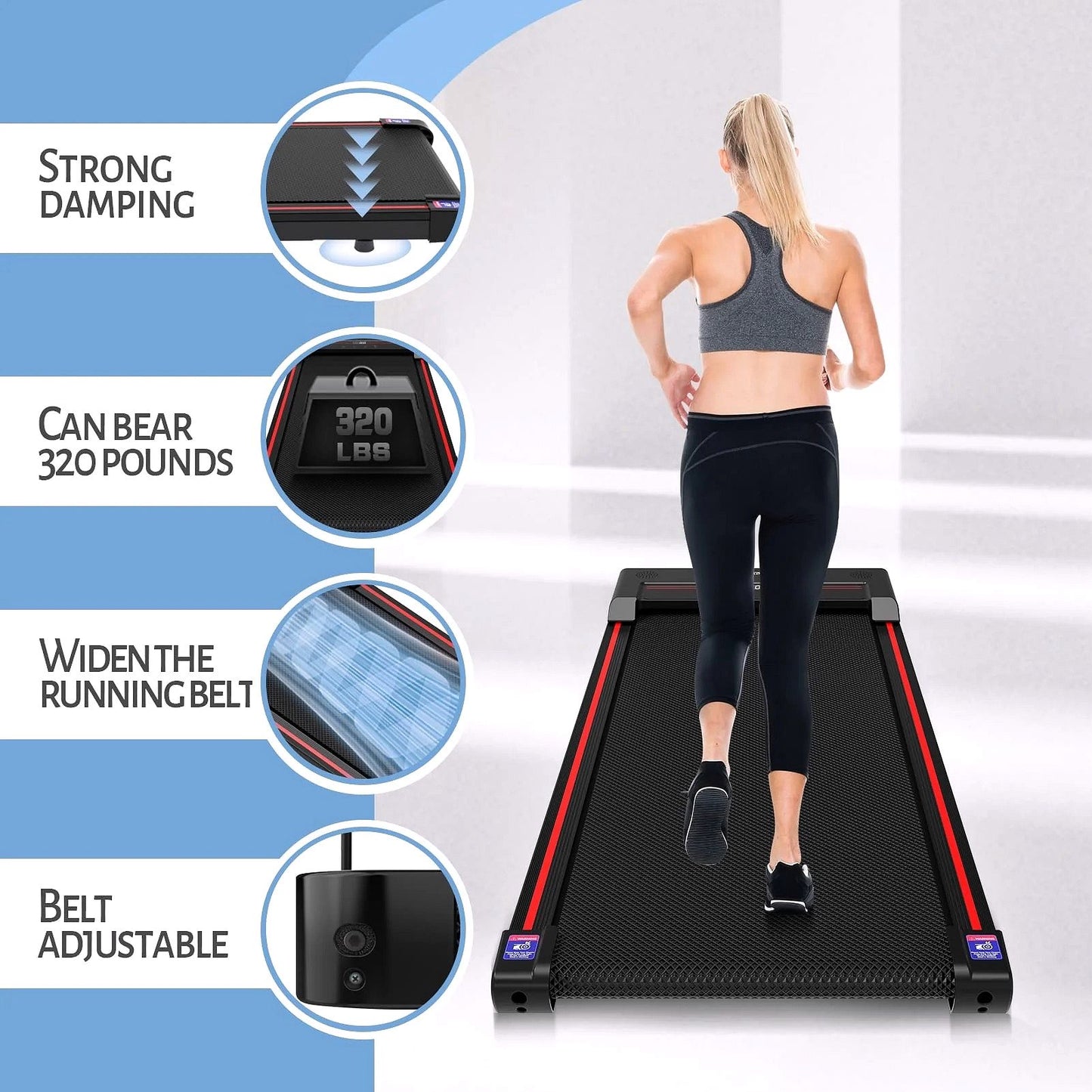 2026 Sperax Walking Pad – Untertisch-Laufband für Zuhause und Büro