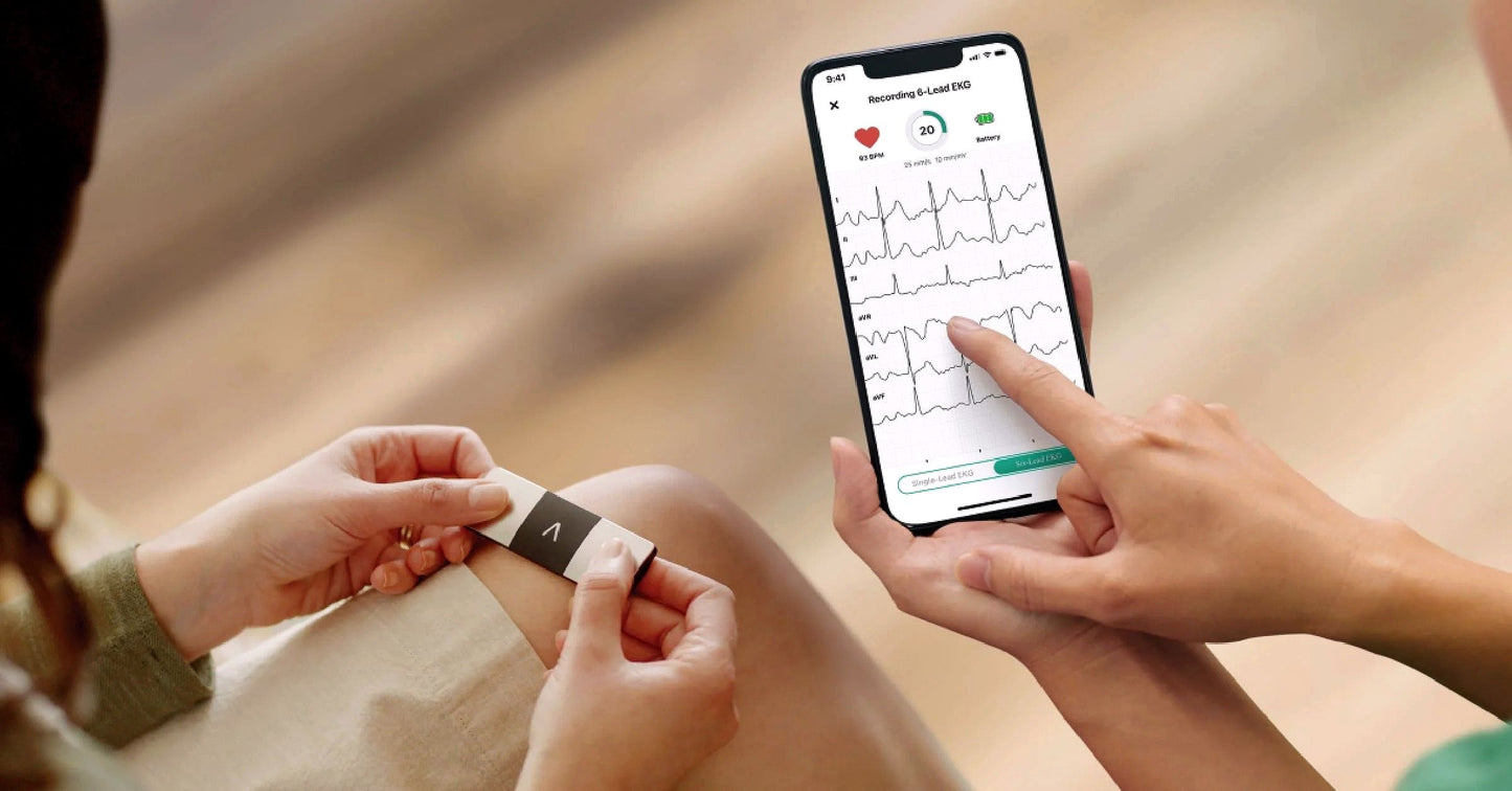 2026 KardiaMobile 6L Persönlicher EKG-Monitor für Smartphones