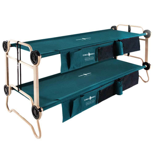 2026 Disc-O-Bed Large Cam-O-Bunk Bankfähiges Doppelbett mit Aufbewahrungsorganisatoren, Grün