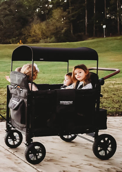 2026 W4 Luxe Kinderwagen 4-Sitzer
