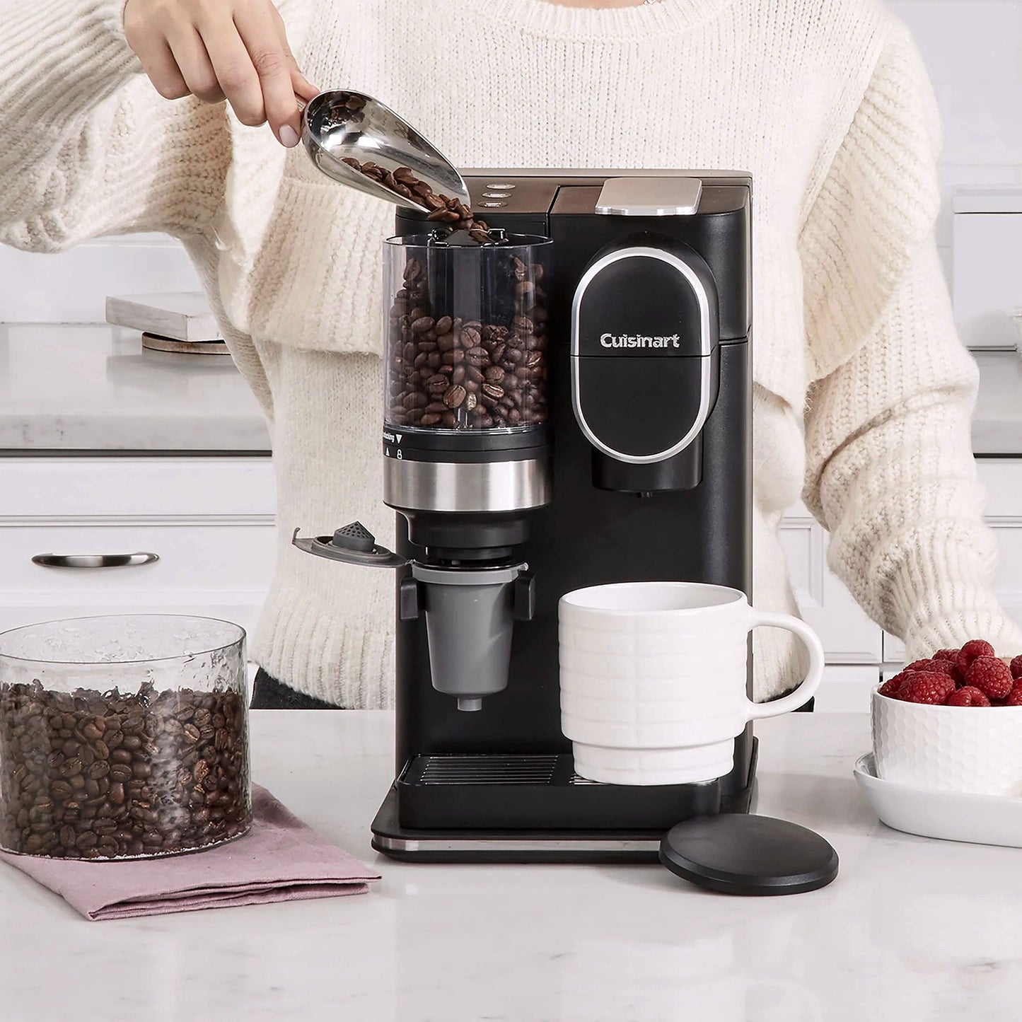 2026 Cuisinart Single-Serve Kaffeemaschine mit integriertem Kaffeebohnenmahlwerk