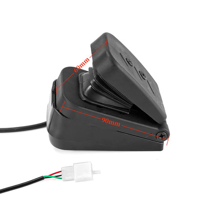 2026 72 V 3000 W bürstenloser Motorsatz mit 24 Mosfet 50 A-Controller und Gashebel für Elektroroller, E-Bike-Motor, Motorrad-DIY-Teileumbausatz (6 Teile in 1 und Motor mit Fuß)