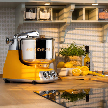 2026 2026 Ankarsrum Assistent Original 6230 Küchenmaschine – Retro-Design, 1500W, 7L Edelstahl, 16 Zubehörteile, 7 Jahre Garantie, Sunbeam Yellow