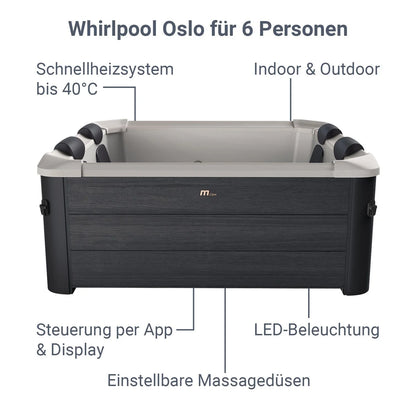 2026 Whirlpool Oslo mit LED-Beleuchtung
