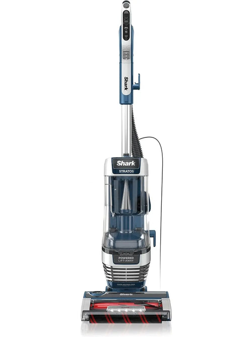 2026 Shark AZ3002 Stratos Standstaubsauger mit DuoClean PowerFins, HairPro, Powered Lift-Away, selbstreinigender Bürstenrolle und Geruchsneutralisierungstechnologie, Marineblau