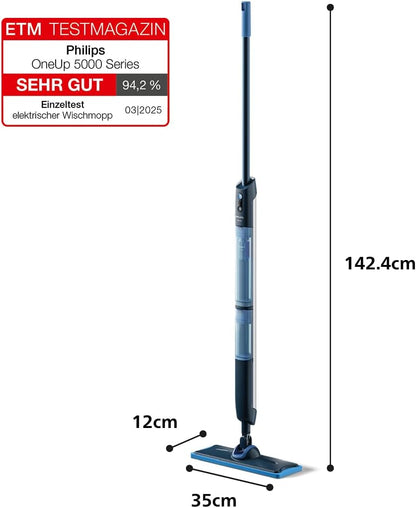 2026 Philips OneUp Elektrowischer (5000er Serie, 2 Feuchtigkeitseinstellungen)