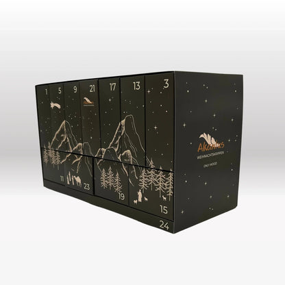 Adventskalender Nr. 3: von Akantus natur mit Stall "Akantus Design" brown