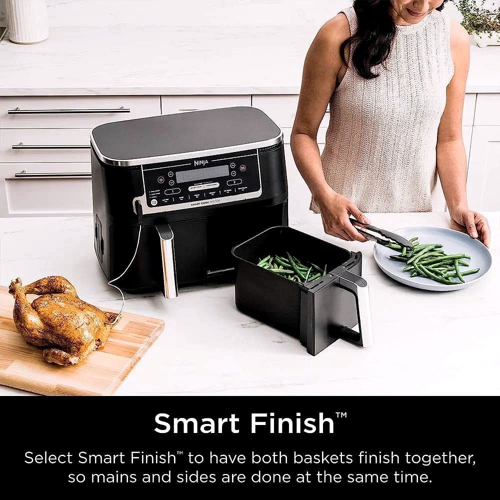 2026 Ninja DZ550 Foodi 10 Quart 6-in-1 DualZone Heißluftfritteuse