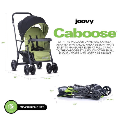 2026 Joovy Caboose Graphite Kinderwagen – Appletree