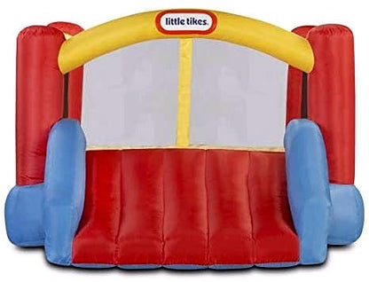 2026 Little Tikes Jump ’n Slide Hüpfburg – Aufblasbare Hüpfburg mit Rutsche inkl. Hochleistungsgebläse mit GFCI & Bodenankern