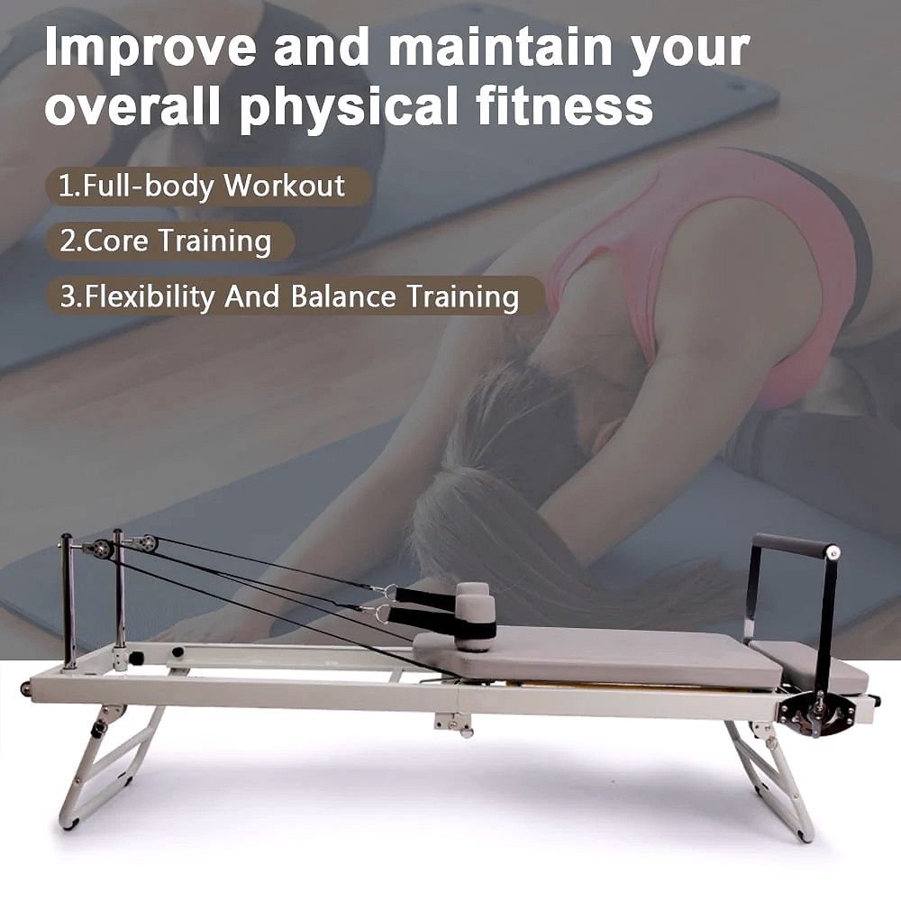 2026 ARKANTOS Faltbarer Pilates Reformer – Pilates Trainingsgerät & Equipment für den Heimgebrauch