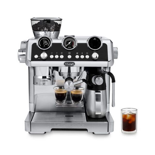 2026 DeLonghi La Specialista Maestro Heiß- und Kaltbrüh-Kaffeemaschine (Vollkorn-/Kaltbrüh-Behälter) - Silber