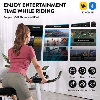 2026 Pooboo Indoor Cycling Bike – Magnetisches Heimtrainer-Fahrrad für Cardio-Training