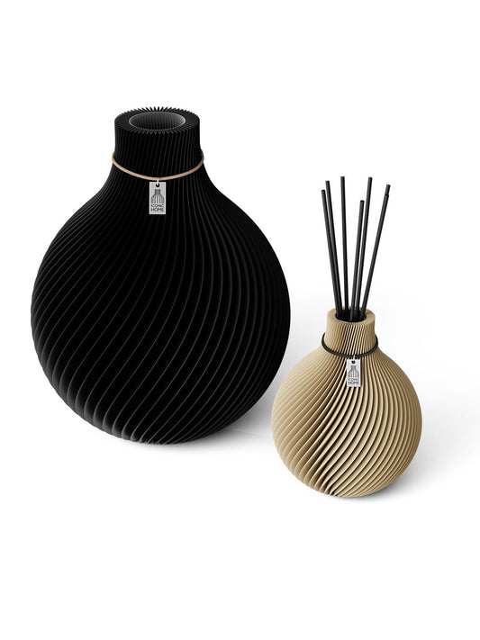 Große Vase Sphere und kleine Duftvase