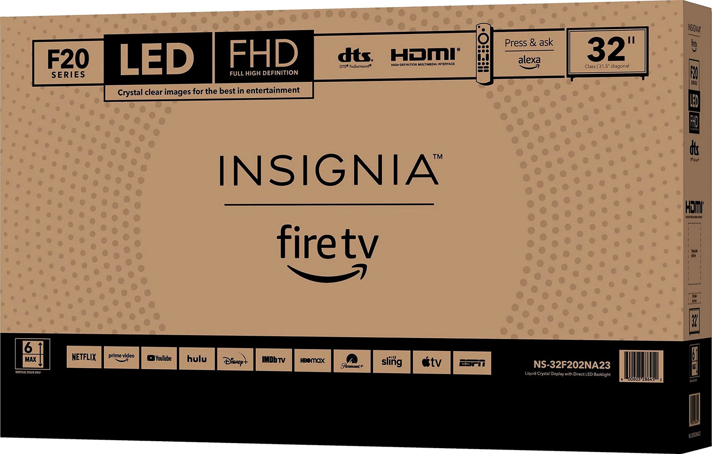 2026 INSIGNIA 32-Zoll Smart TV Full HD 1080p mit Fire TV