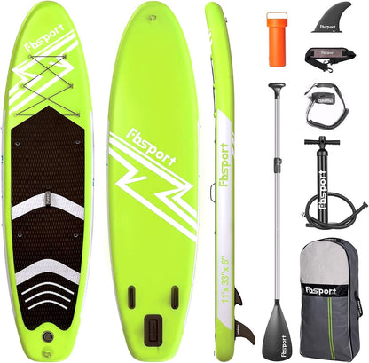 2026 Premium Stand Up Paddle Board, Yoga Board with Durable SUP Accessories & Carry Bag | Wide Stance, Surf Control, Non-Slip Deck, Leash, Paddle and Pump for Youth & Adult