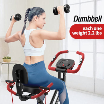 2026 Pooboo 3 In 1 Faltbare Heimtrainer Indoor Cycling Bike Workout 300Lb