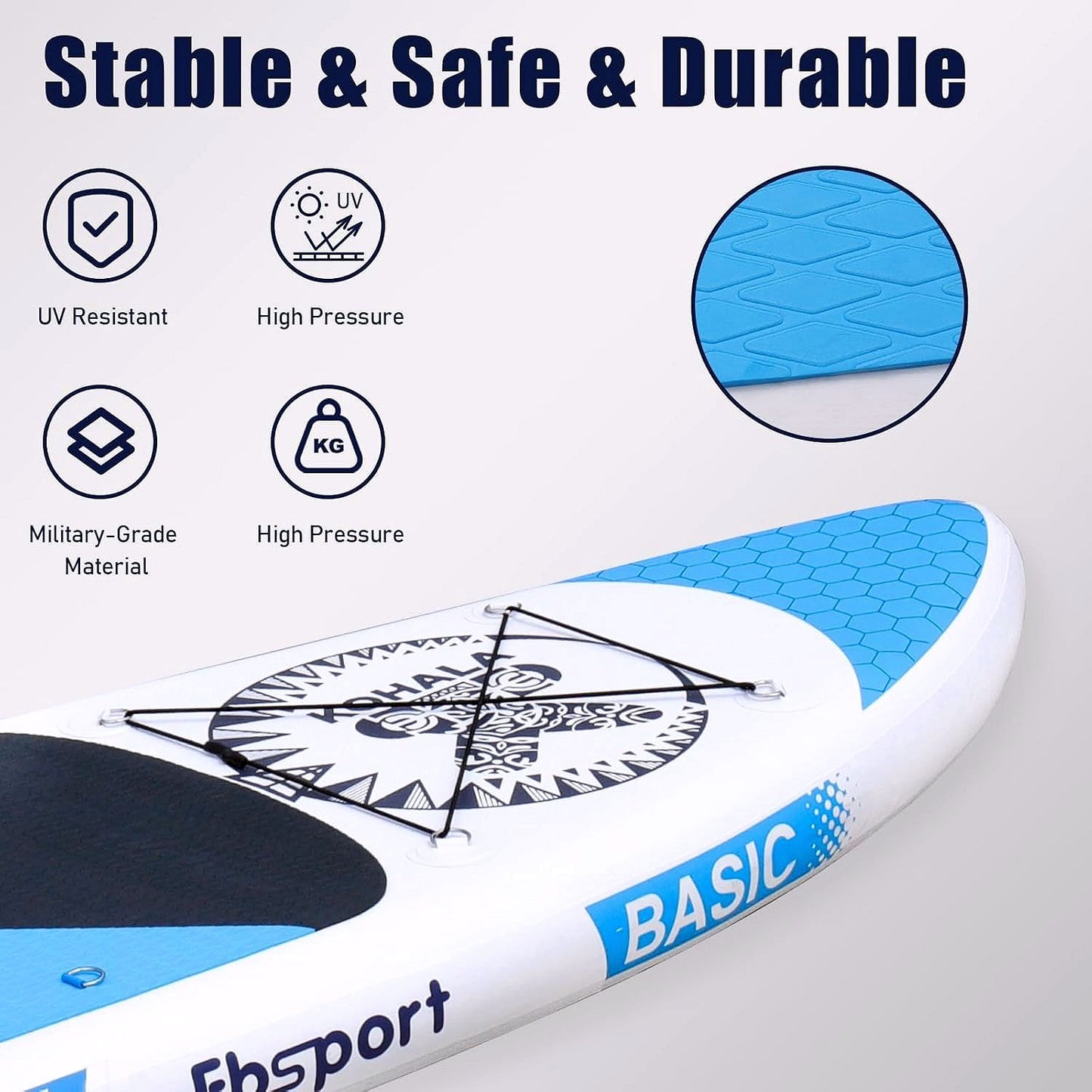 2026 Premium Stand Up Paddle Board, Yoga Board with Durable SUP Accessories & Carry Bag | Wide Stance, Surf Control, Non-Slip Deck, Leash, Paddle and Pump for Youth & Adult