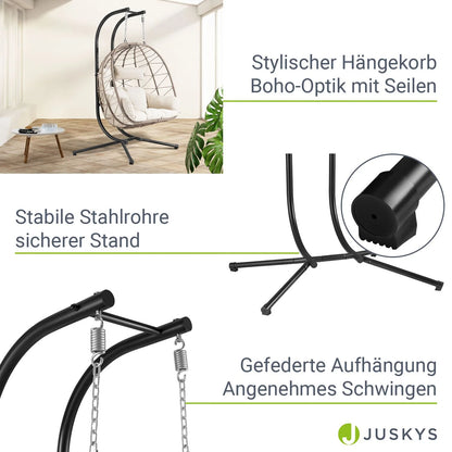 2026 Polyrattan Doppelhängesessel Aria
