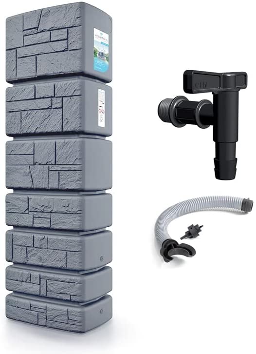 2026 2026 Regenwassertank Tower Stone, Regentonne 350-500L