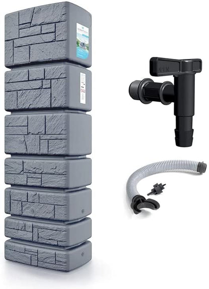 2026 2026 Regenwassertank Tower Stone, Regentonne 350-500L
