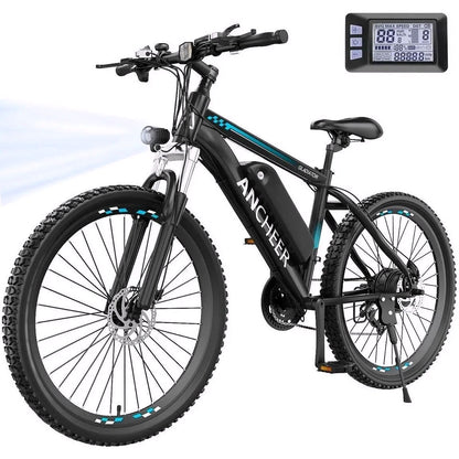 2026 ANCHEER Gladiator 500W 26" E-Mountainbike für Erwachsene