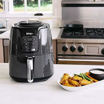 2026 Ninja AF101 Heißluftfritteuse, 4 Qt, Schwarz/Grau