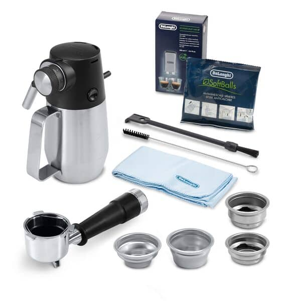 2026 DeLonghi La Specialista Maestro Heiß- und Kaltbrüh-Kaffeemaschine (Vollkorn-/Kaltbrüh-Behälter) - Silber