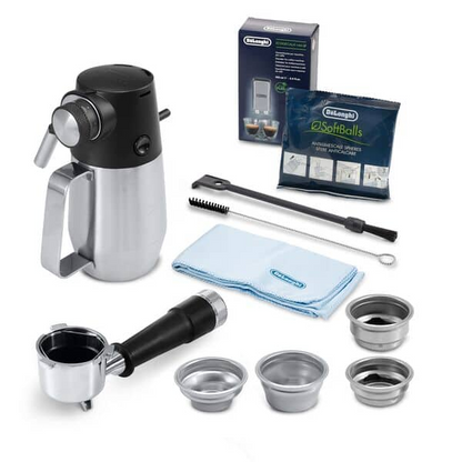 2026 DeLonghi La Specialista Maestro Heiß- und Kaltbrüh-Kaffeemaschine (Vollkorn-/Kaltbrüh-Behälter) - Silber