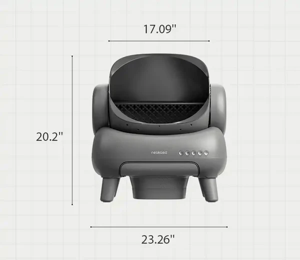 2026 Neakasa M1 Katzentoilette mit offenem Deckel und Selbstreinigung