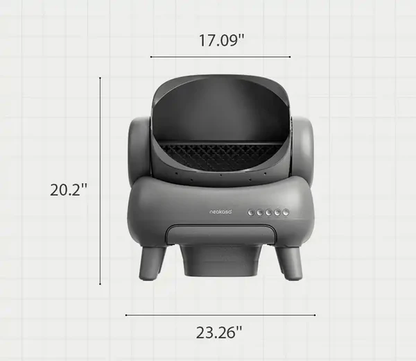 2026 Neakasa M1 Katzentoilette mit offenem Deckel und Selbstreinigung