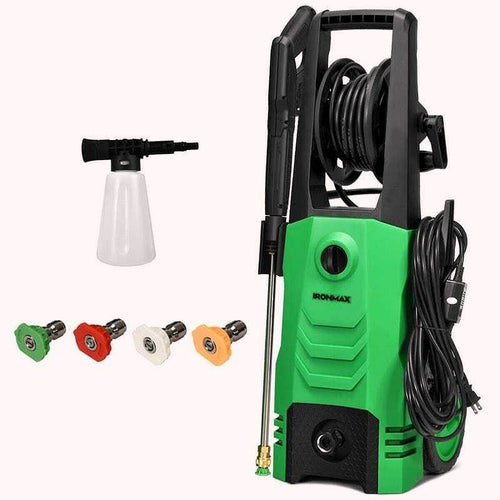 2026 Elektrischer Hochdruckreiniger 3500 PSI – 1800 W, 2,6 GPM mobiler Elektro-Power-Washer mit 4 Düsen