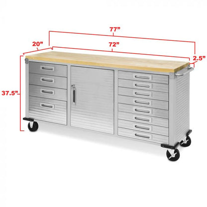 2026 UltraHD® 12-Schubladen rollbare Werkbank