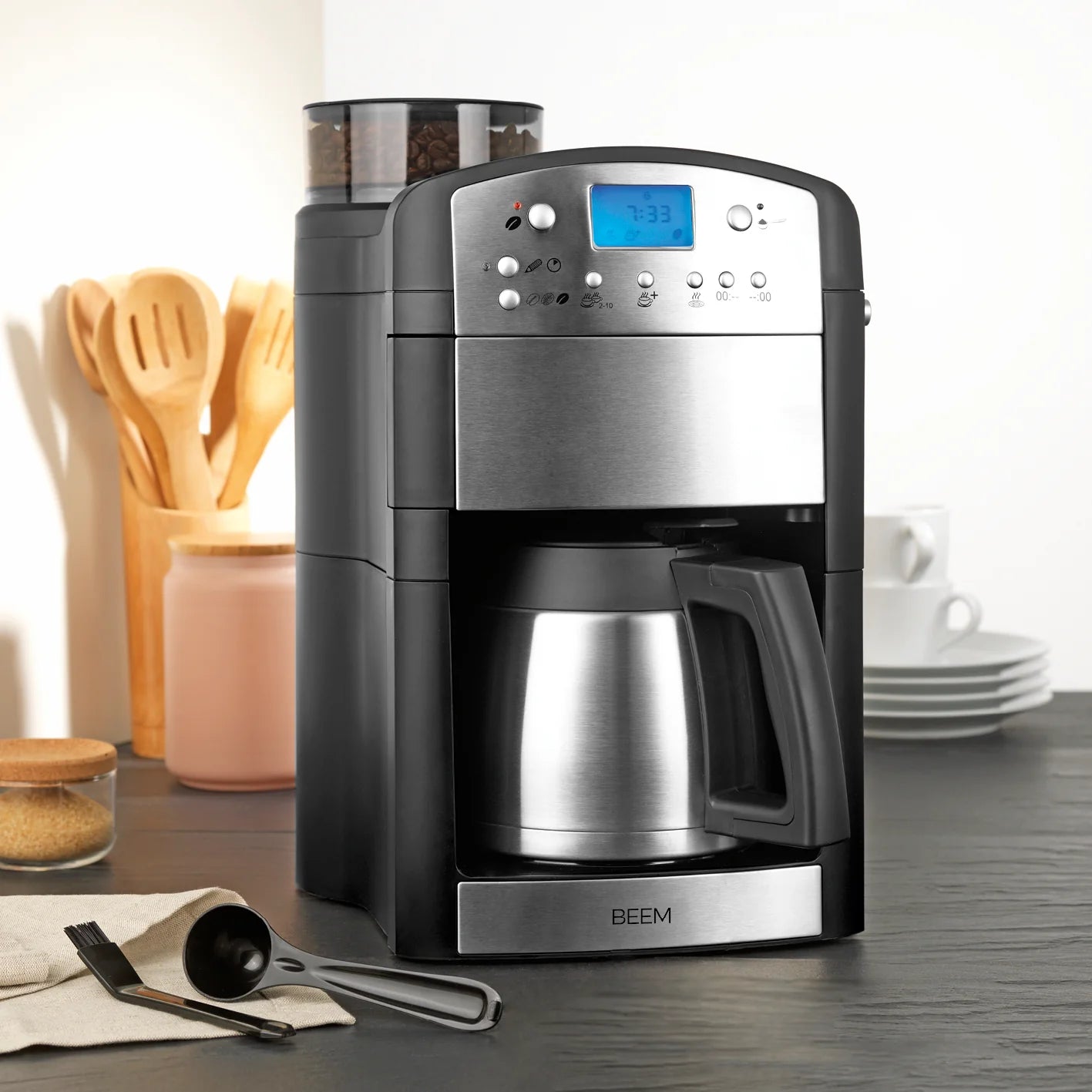 2026 FRESH-AROMA-PERFECT Filterkaffeemaschine mit Mahlwerk - Duo