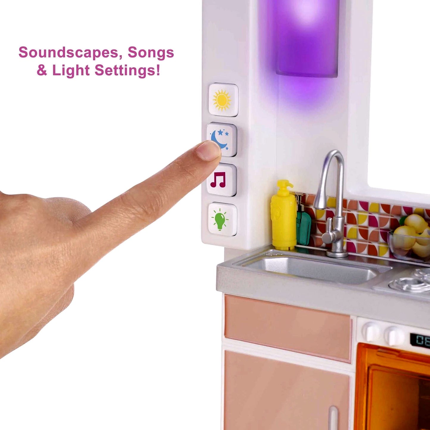 2026 Barbie DreamHouse Spielset mit 10 Spielbereichen, über 75 Möbel- & Zubehörteilen, Licht & Sound