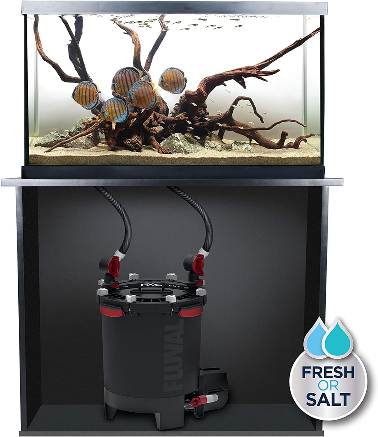 2026 Hochleistungs-Aquarienfilter, Kanisterfilter für Aquarien bis zu 400 Gallonen.
