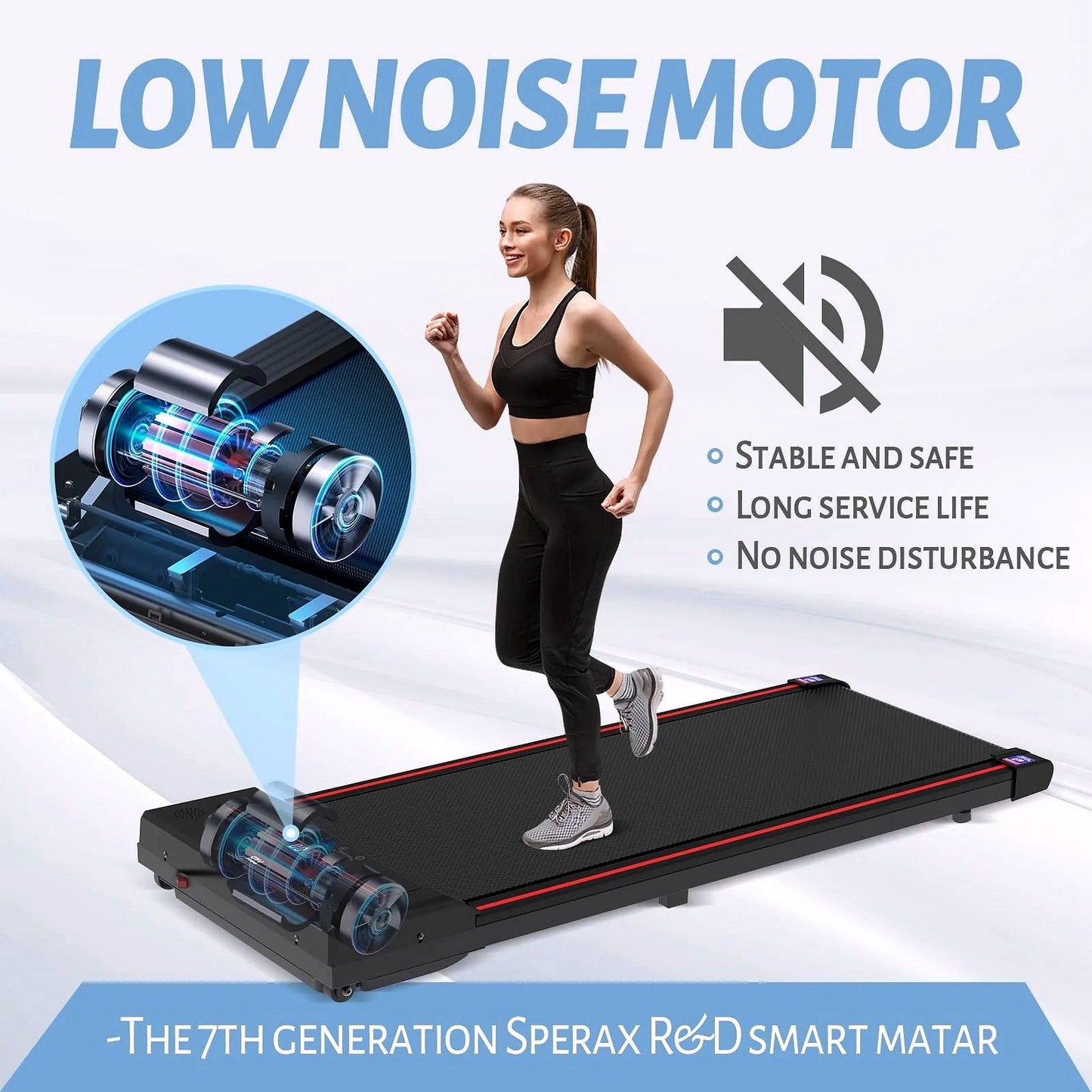2026 Sperax Walking Pad – Untertisch-Laufband für Zuhause und Büro