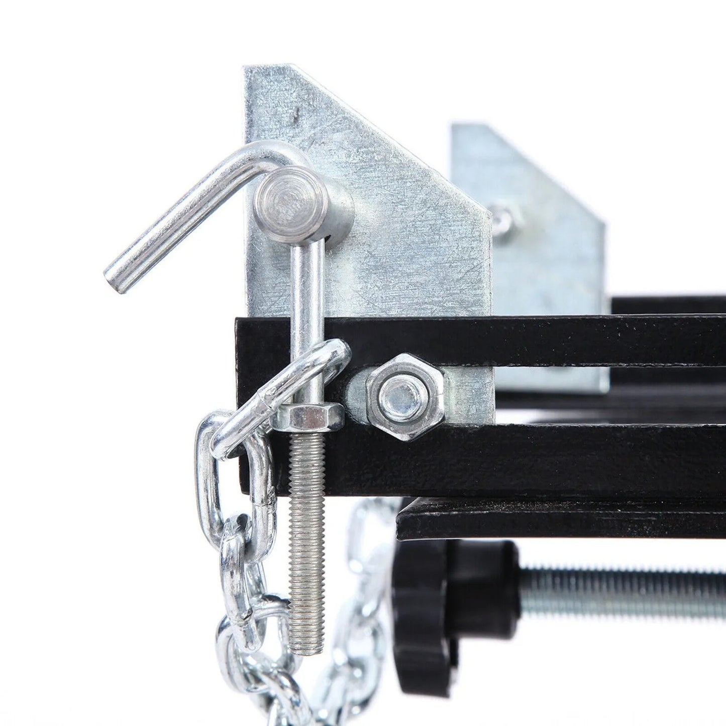 2026 Vertikaler hydraulischer Getriebeheber für Autos, Tragfähigkeit 0,75 Tonne (1660 Pfund), Hubhöhe 33" bis 70", mit 360° schwenkbaren Rollen und Fußpedal – Blau