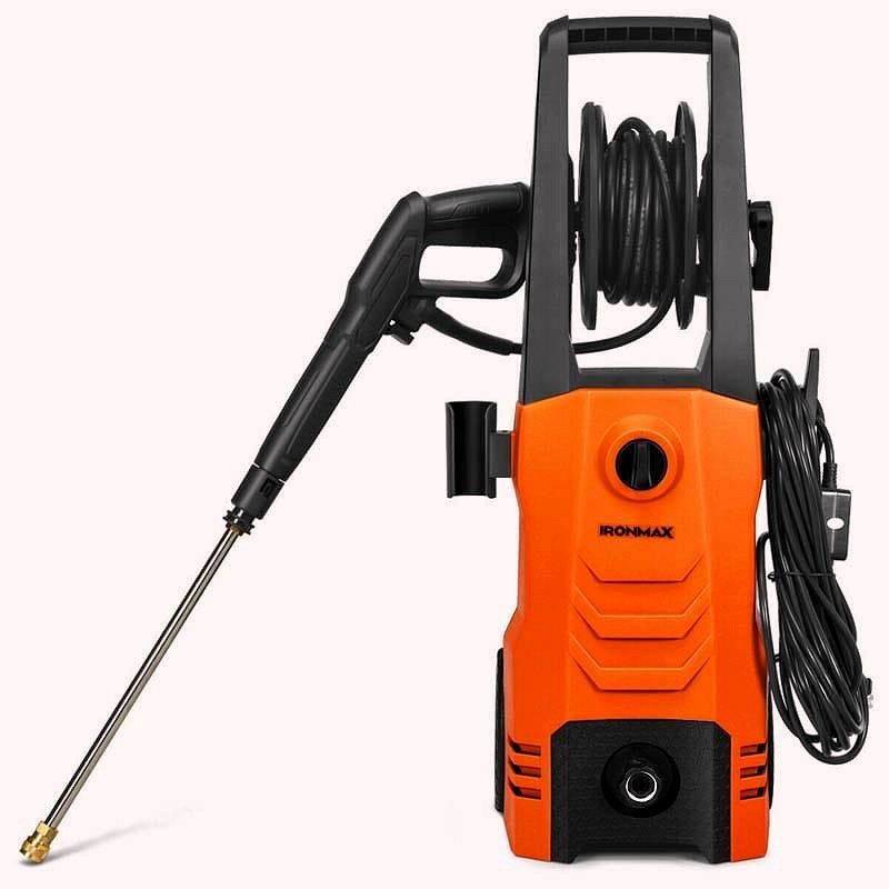 2026 Elektrischer Hochdruckreiniger 3500 PSI – 1800 W, 2,6 GPM mobiler Elektro-Power-Washer mit 4 Düsen