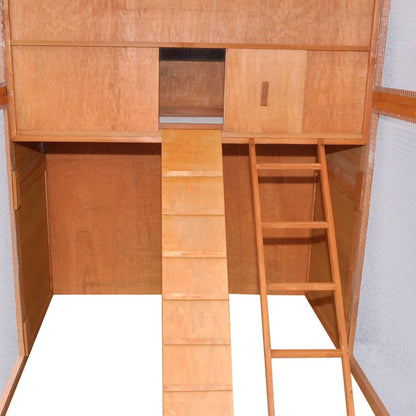 2026 Hühnerstall Kiefer Holz 295 x 163 x 170 cm Nistkasten Braun Freilauf