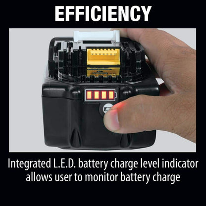 2026 18-Volt-LXT-Akku und Rapid Optimum Charger Starter Pack (5,0 Ah) mit Bonus bürstenlosem 18-V-LXT-Trenn-/Winkelschleifer BL1850BDC2XAG04